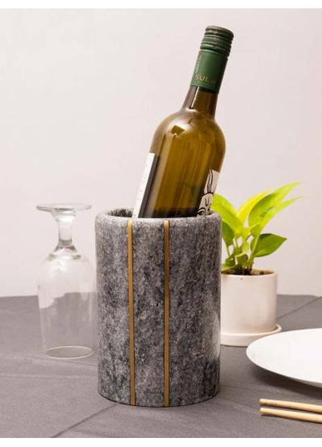 Wine Chiller with Two Brass Line