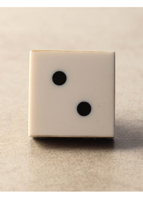 Dice 2 Wooden Casino knob