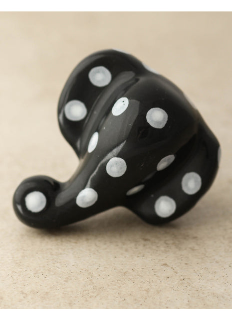 Designer Black Elephant Shape Cabinet Knob For Kids Room