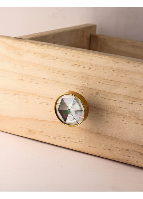 Elegant Multi-shade Wooden Resin Cupboard Cabinet Knob