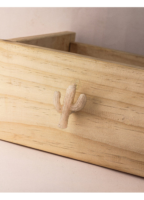 Well Designed Off White Cactus Shaped Dresser Cabinet Knob