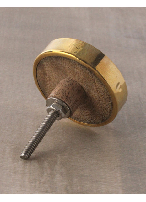 Round Shaped Leopard Print Wooden Drawer Cabinet Knob