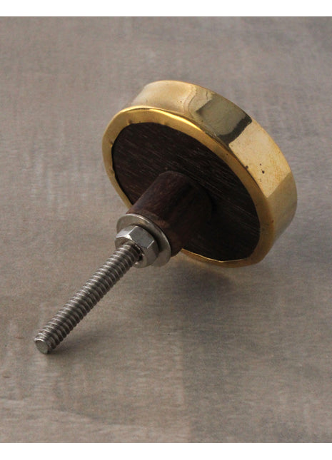 Round Gold Border Shaded Design Kitchen Cabinet Knob