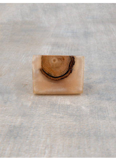 Square Wooden Designer Wardrobe Cabinet Knob