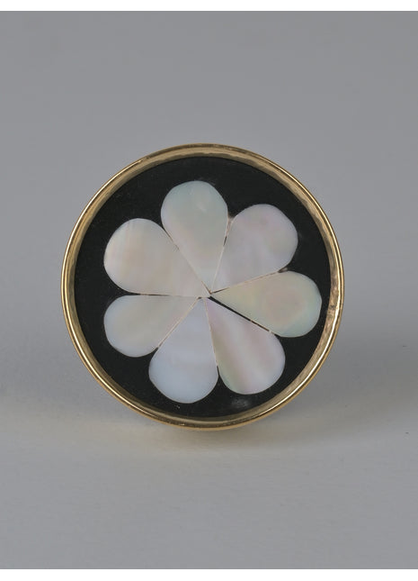 Unique Black and White Mother of Pearl Drawer Cabinet Knob