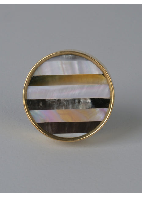 Unique Black and White Mother of Pearl Drawer Cabinet Knob