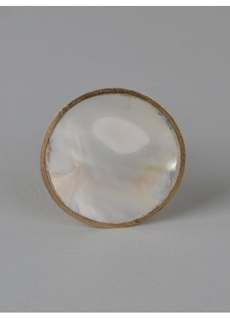White Mother of Pearl Drawer Cabinet Knob