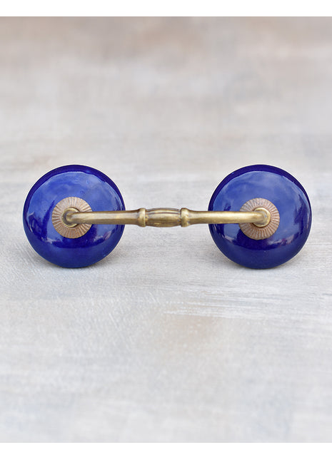 Dark Blue Cabinet Door Pull