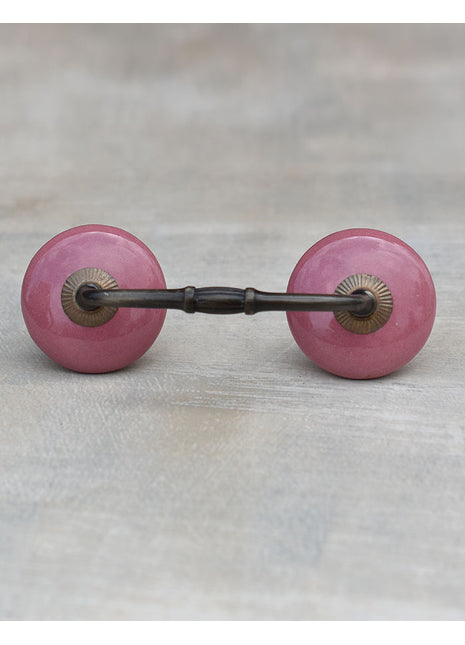 Thulian Pink Ceramic Kitchen Cabinet Pull