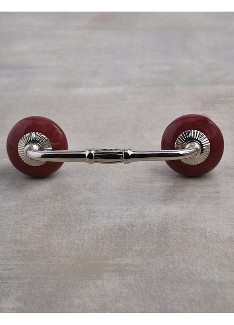 Rosewood Ceramic Round Kitchen Cabinet Pull