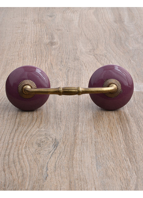 Stylish Purple Ceramic Kitchen Cabinet Pull