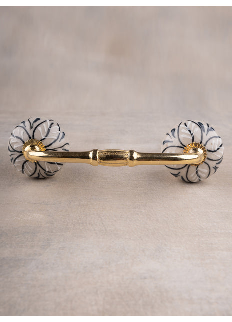 Antique Round Shape Ceramic Drawer Pull