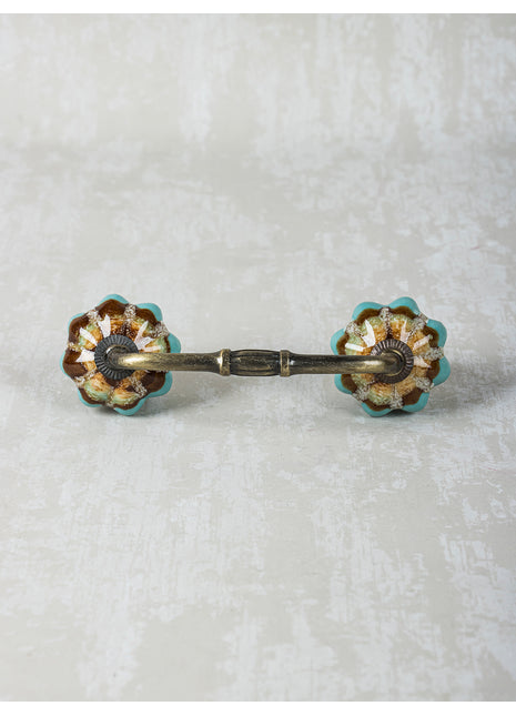 Unique Multicolor Melon Ceramic Pull