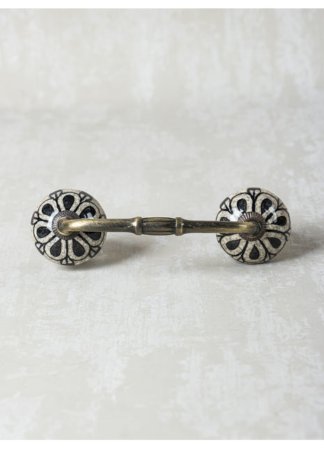 Black Design Ceramic Cabinet Pull