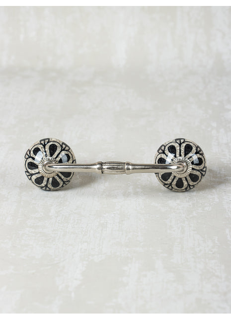 Black Design Ceramic Cabinet Pull