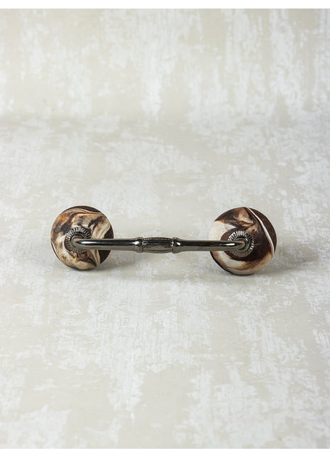 Brown Shade Ceramic Cabinet Pull