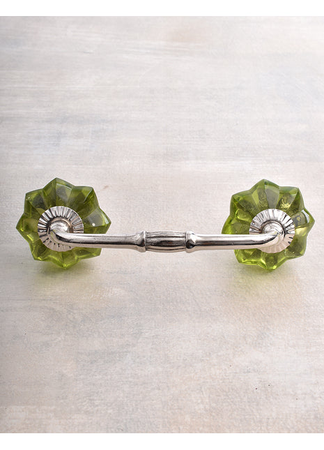Designer Light Green  Glass Kitchen Cabinet Pull