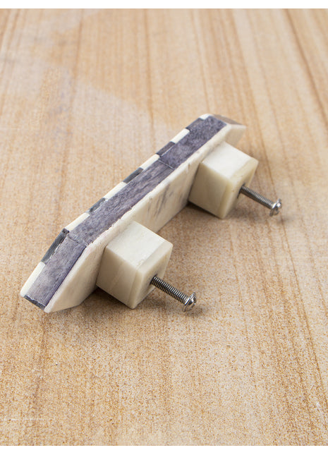 Natural Handmade Horn Bone Drawer Pull-Gry