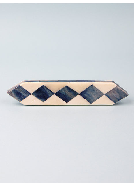 Natural Handmade Horn Bone Drawer Pull-Purple White