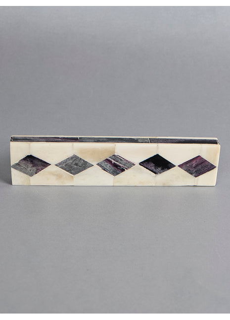 Natural Handmade Horn Bone Drawer Pull-Gray White