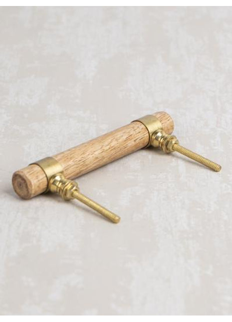 Knobco Rustic Wooden Cabinet Drawer Pulls