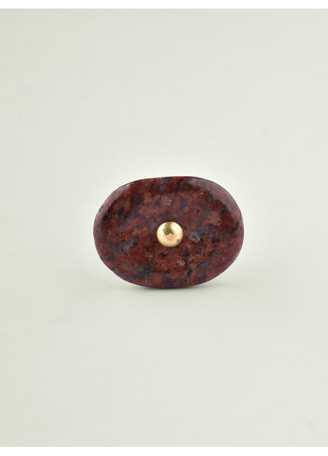 Agate Natural Gemstone Cabinet Furniture Knobs - Brown Shade