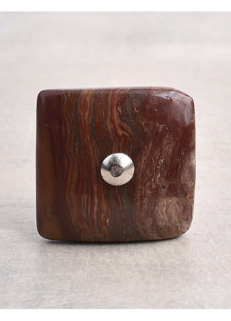Agate Natural Gemstone Cabinet Furniture Knobs - Brown Shade