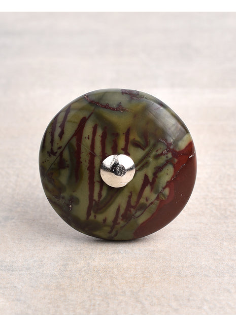 Agate Natural Gemstone Cabinet Furniture Knobs - Green Shade