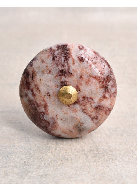 Agate Natural Gemstone Cabinet Furniture Knobs - Light Brown Shade