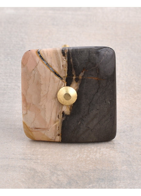 Agate Natural Gemstone Cabinet Furniture Knobs - Light Brown Shade