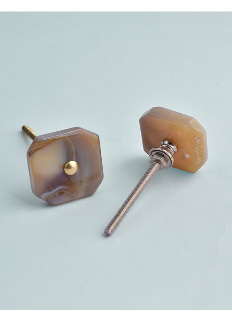 Agate Natural Gemstone Cabinet Furniture Knobs
