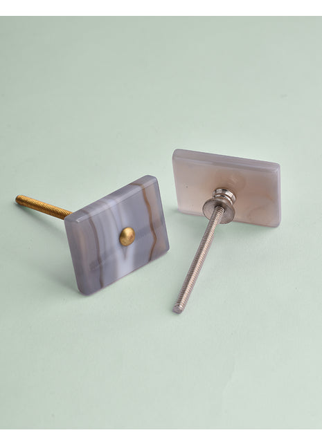 Agate Natural Gemstone Cabinet Furniture Knobs