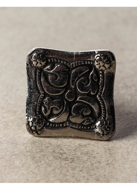 Antique Square Bathroom Cabinet Metal Knob