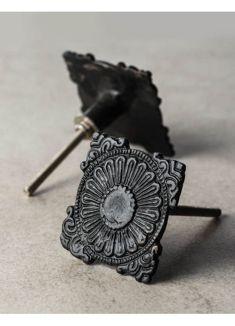 Antique Square Shape Metal Drawer Cabinet Knob