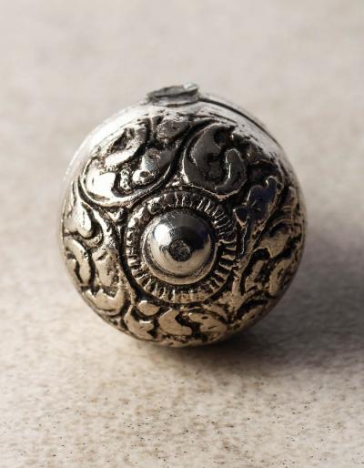 antique silver dresser knobs Vintage Antiqued Silver Single Ring Furniture + Cabinet Knobs