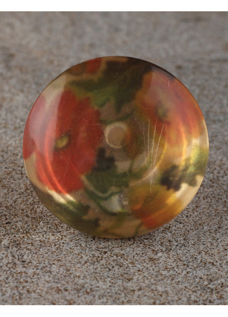 Multicolor Floret Design Drawer Resin Cabinet Knob
