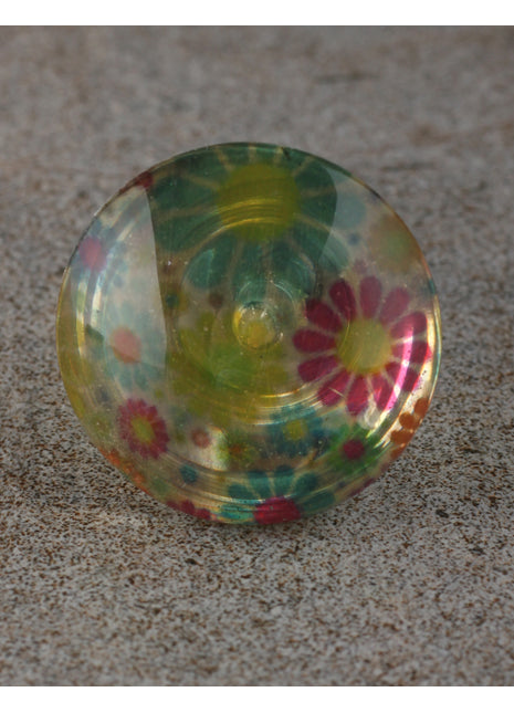 Floral Design Kitchen cabinet Resin knob