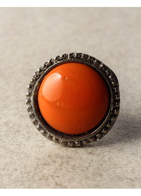 Orange Center Metal knob