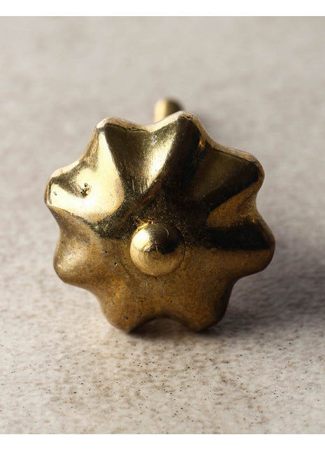 Brass Flower Kitchen Cabinet Metal knob