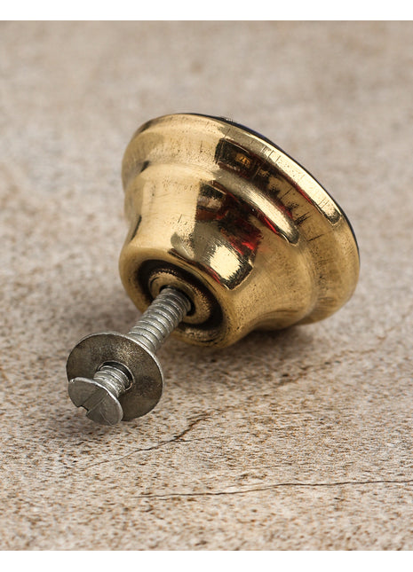 Decorative Blue Resin Kitchen Cabinet knobs