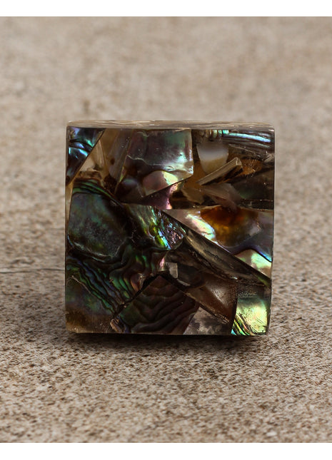 Square Shape Wooden Resin Drawer Cabinet Knobs