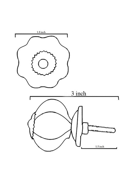 Well Designed White And Turquoise Ceramic Drawer Cabinet Knob