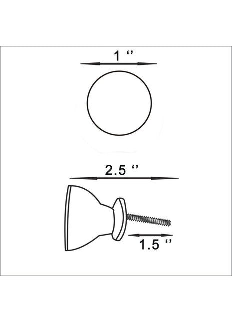 Handmade Off White Round Star Design Ceramic Knob