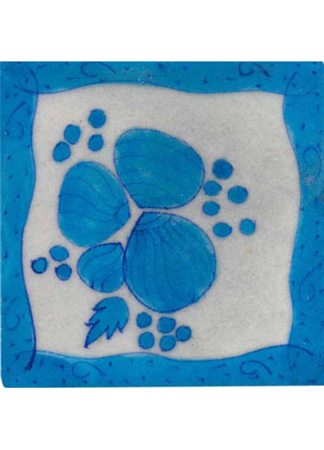 Turquoise Pattern Ceramic Handmade Kitchen Tile