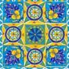 Multicolor Handpainted Ceramic Tile Mural 18 (20x20)