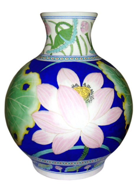 Masterpiece Collection - Blue, Green, Pink, Turquoise and Yellow Vase (Design 2)
