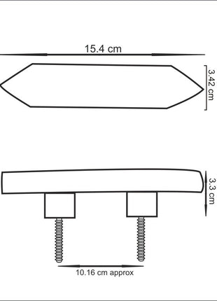 Natural Handmade Horn Bone Drawer Pull-Gry