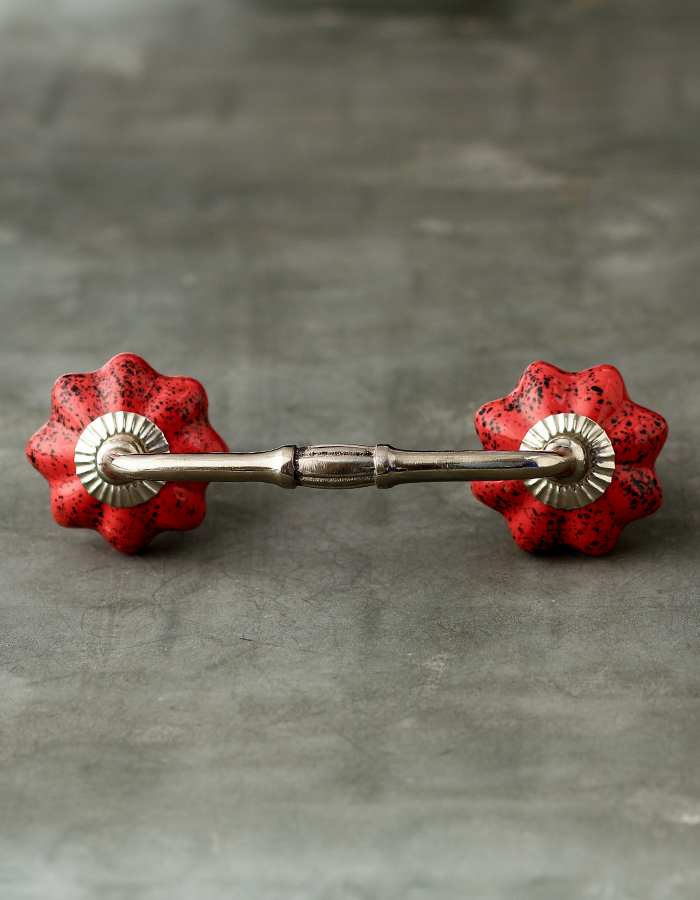 Cupboard Kitchen Cabinet Drawer Pull, Red And White Dresser Pulls