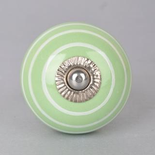 Green Color Ceramic Cebinet Knob