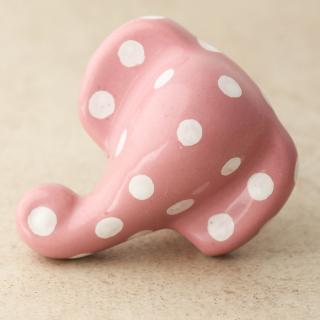 NKPS-006 Pink Color Elephant Shape Knob